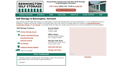 Desktop Screenshot of benningtonselfstorage.com